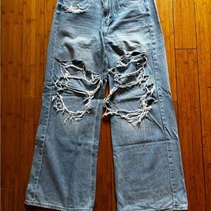 American Eagle Outfitters Light Blue Denim Shorts